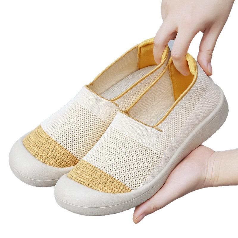 Shoes Women's Summer New Versatile Casual Shoes Soft Sole Not Tired Feet Comfortable Mother Shoes One Pedal Shoes