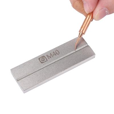 Πολλαπλών λειτουργιών Grindstone Tweezers Corrector Εργαλεία επισκευής για τσιμπιδάκια Συγκολλητικό σίδερο Μύτες Διόρθωση κεφαλής με μυτερό μαχαίρι