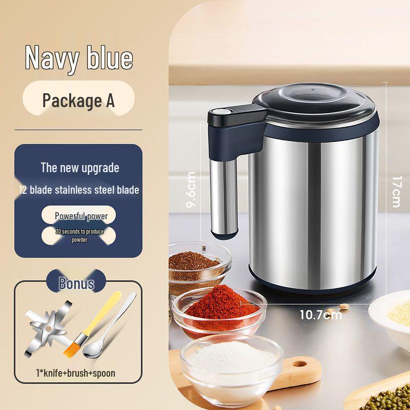 Compact Ultra-Fine Grinder for Herbs and Grains: Wall-Breaking Machine