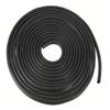 Black Rubber Strip Gaskets Round Sealing Strip Wear-Resistant Bar For Cabinet Door Seal Grease Separator 3/5/6/8/10/12/15/18mm