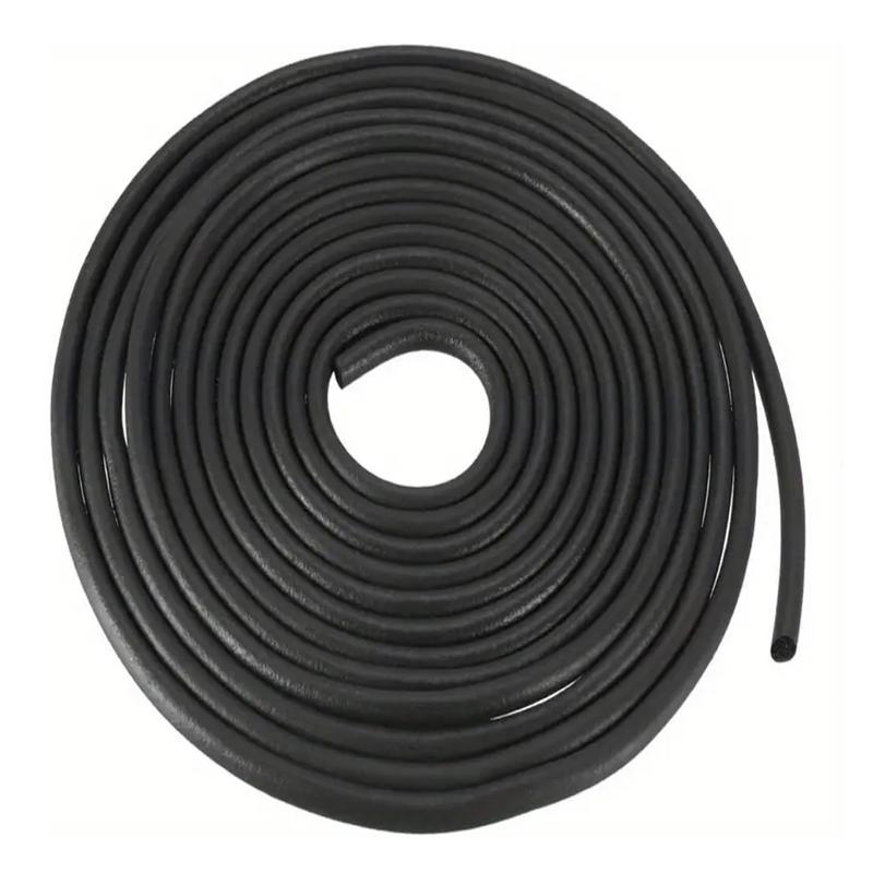 Black Rubber Strip Gaskets Round Sealing Strip Wear-Resistant Bar For Cabinet Door Seal Grease Separator 3/5/6/8/10/12/15/18mm