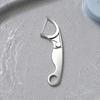 1/2/3/5Pcs Stainless Steel Dental Floss Pick, Portable Travel Reusable Oral Care Flossers, Heavy Duty Metal Teeth Deep Cleaning Tools