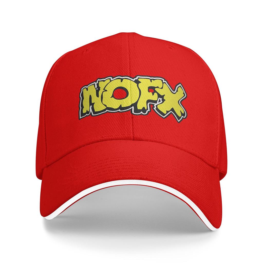 Nofx Punk Band Logo Baseball Cap FeUnisex Unisex Custom DIY Trucker Hat Spring Fitted Retro Kpop Rock Baseball Caps