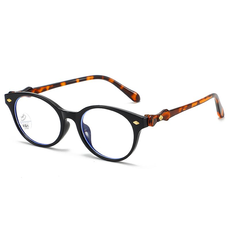 Women's INS Style Retro Small Oval Presbyopia Glasses Stylish Retro Ultra-Lightweight Anti-Blue Light Reading Glasses