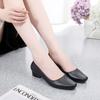 Einzelschuh Damen Koreanische Version Mode Weiche Sohle Bequeme Oberbekleidung Damen Sandalen Rutschfeste Blockabsatz Arbeitsschuhe Vier Jahreszeiten Gummischuhe