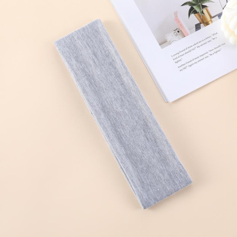 7cm Wide Headband for Women & Men, Solid Color Sports Sweatband