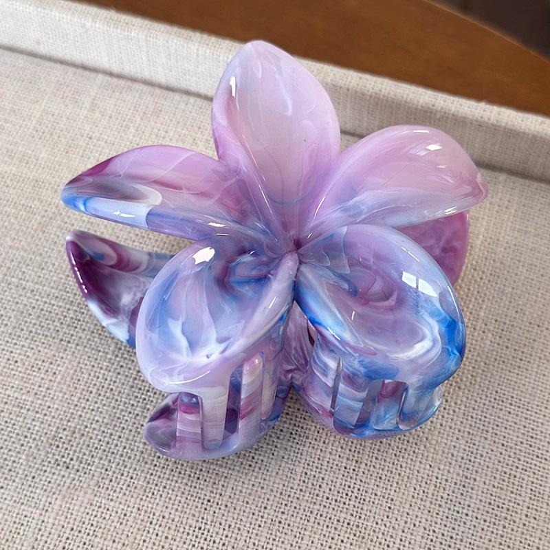 Flower Hair Claws Summer Beach Women Travel Hair Clips Bohemian Hairpins Girl Female Fashion Hair Accessories Barrettes Headwear