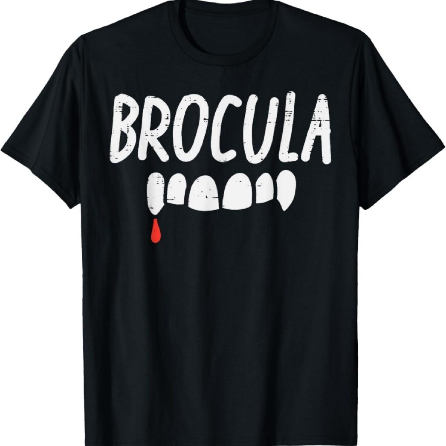 

Brocula Brother Dracula Halloween Family Matching Bro Boys T-Shirt XXXXXL чорний