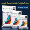 Acryl A4 Magnetischer Displayständer für Tischschilder & Menüs