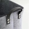 Large Capacity Dirty Clothes Hamper Felt Toys Holder Container Dirty Clothes Bin  for Book