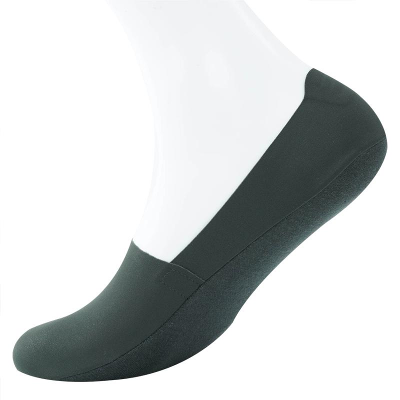 3 Pairs of Summer Breathable Invisible Boat Socks Non-slip Men's Ice Seamless Silicone Low Cut Short Invisible Socks