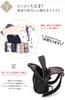Camilla de Amour Stilvoller Rucksack für Damen, Leicht, Perfekt für Pendeln und Schule, Größe 5-134 (Schwarz mit schwarzer Hardware)