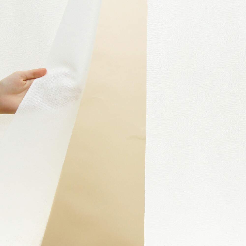 Noren Kobo Noren for Room 85cm 170cm Checkered 95081 Curtain, Plain, Simple, Long, White, Natural, Stores, Restaurants, Dividers, White, Wide, Long,