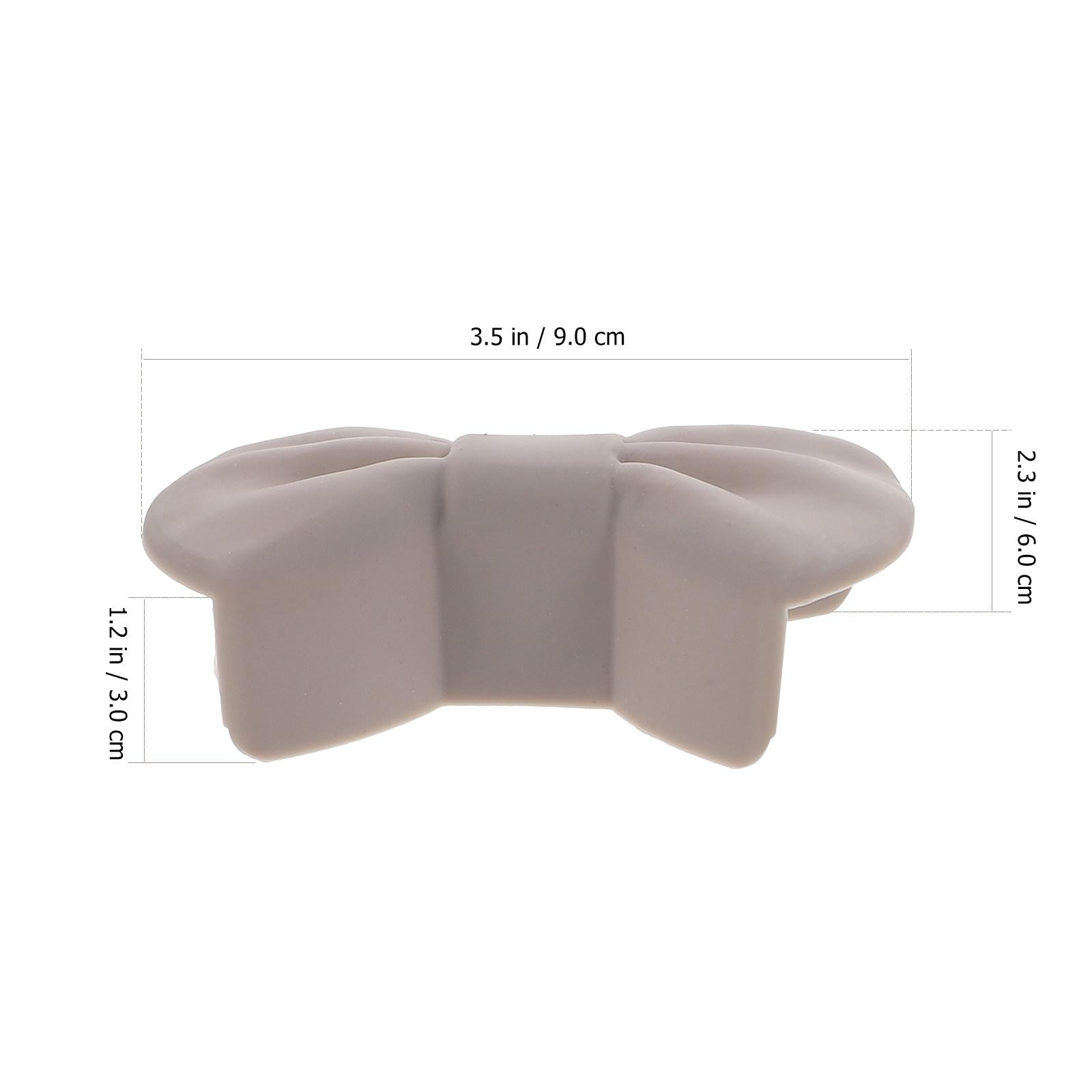 

2Pairs High Quality Heat Resistant Kitchen Clips Silicone Anti-Scalding Pot Clips for Daily Cooking Baking Heat Insulation серый