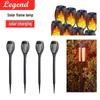 LED Solar Flame Torch Light for Outdoor Courtyard and Garden – Bright Induction Landscape Light