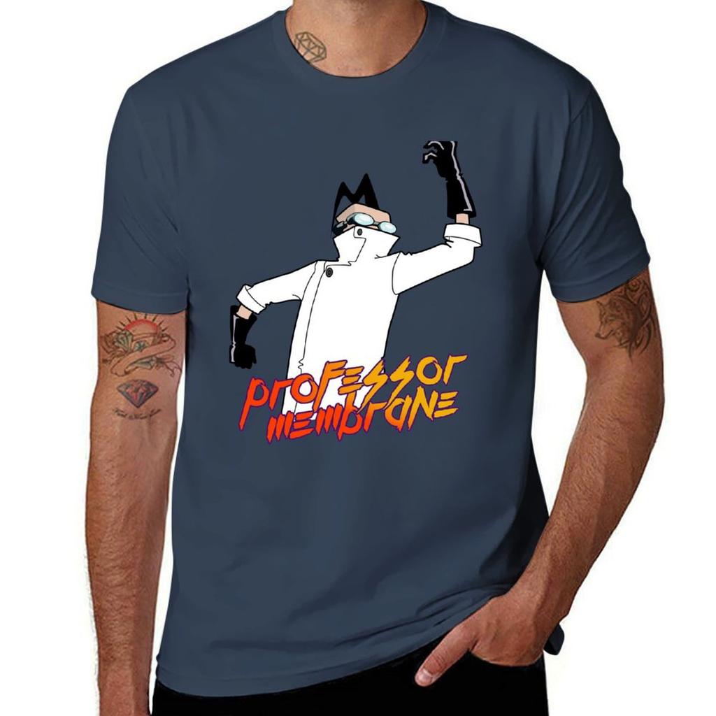 Professor Membrane T-Shirt Sports Fans Anime Clothes Cute Tops Short Sleeve Tee Heavy Weight T Shirts for Men