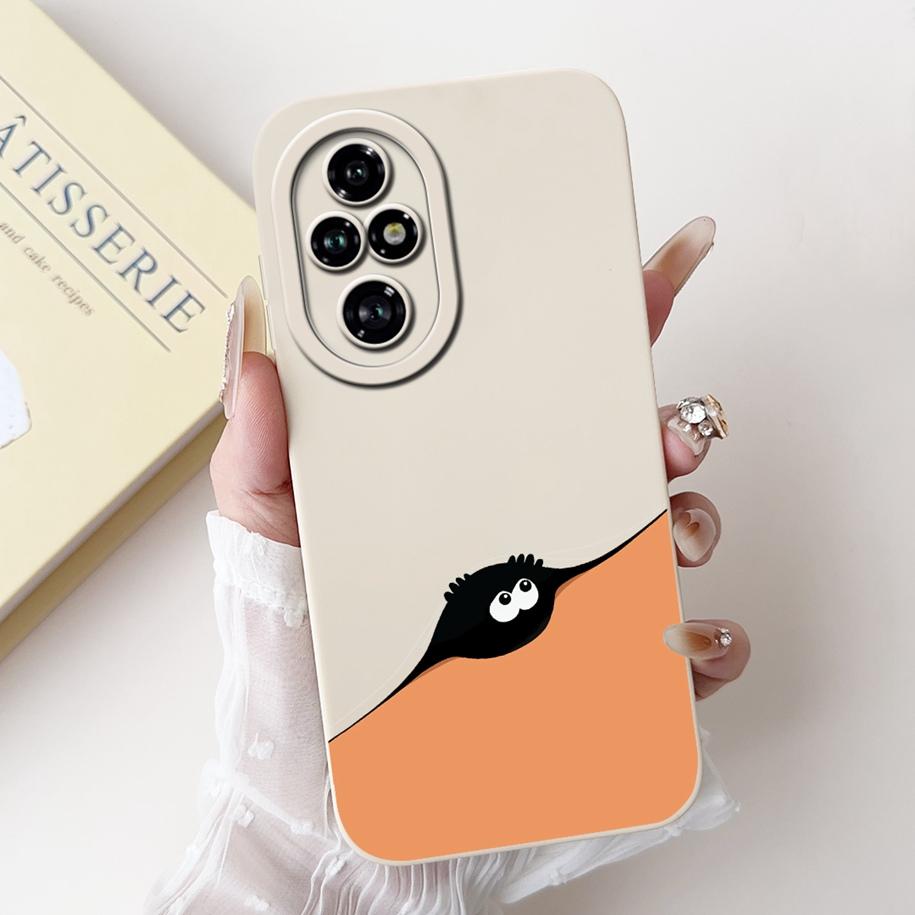 For Honor 200 Pro 5G Case ELP-AN00 Cover Cute Cartoon Panda Cat Shockproof Fundas For Honor200 Pro Bumper on Honor 200Pro Hoesje