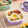 1200ml/1700ml Lunch Box Compartmented Plastic Bento Box Portable Students Sealed Bento Box Outdoor Fruit Salad Food Containers