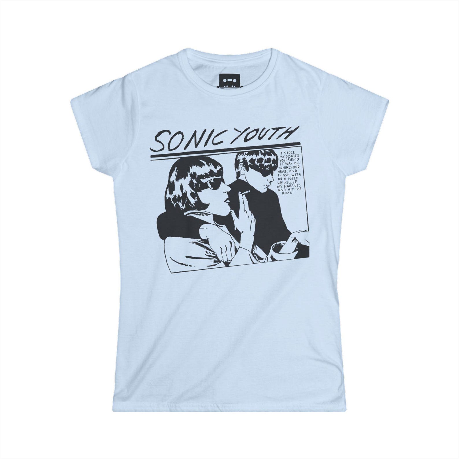 Sonic Youth Goo Womens Tee - Size USA S