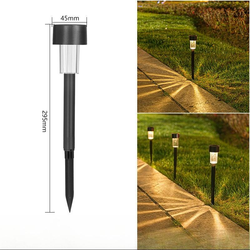 

Solar-Powered Outdoor Path Projection Lights for Garden and Pathway 2PCS срібний