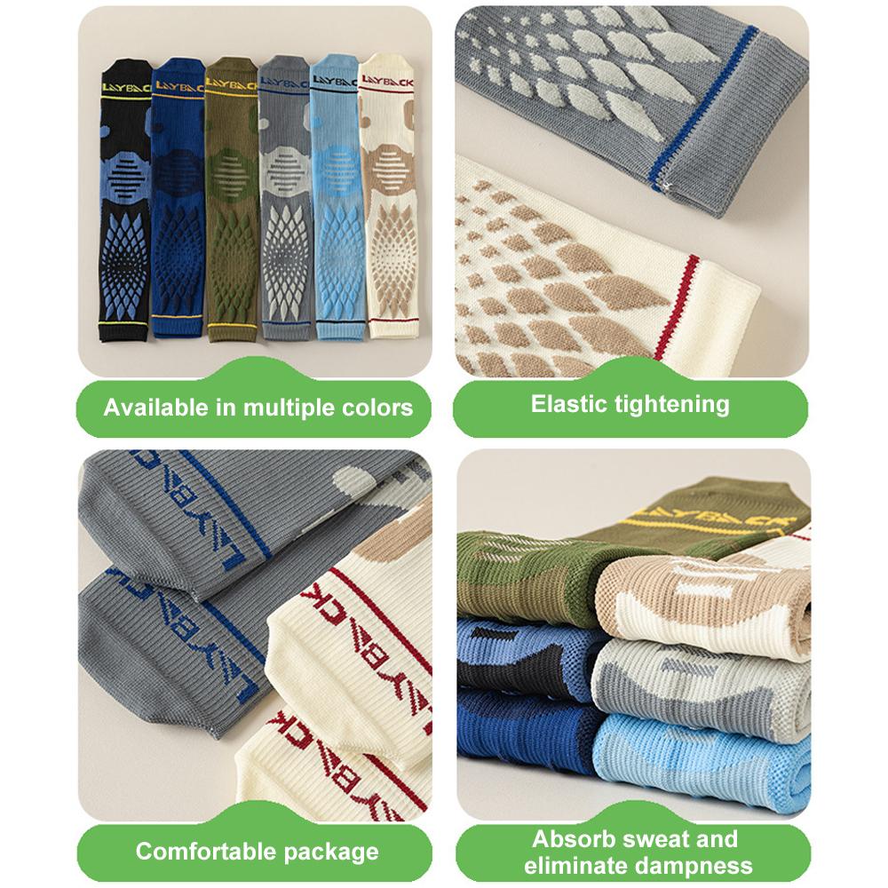 Laozhao Compression Calf Sleeves 1Pair For Men Women Footless Socks Running Nursing Travel Support