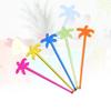 50pcs Plastic Coffee Beverage Stirrer Tropical Summer Juice Drink Stirrers  Party Favors