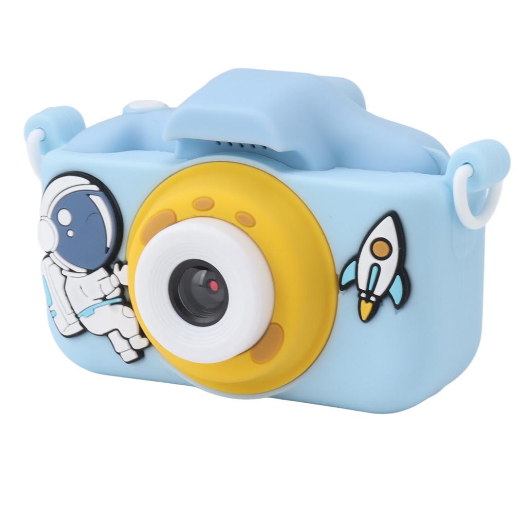 Children Digital Camera Dual Lenses 2in HD Recording Game Camera for Kids Birthday Gifts 5V Blue