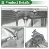 UXCELL Auto Car Engine Oil Pan lAluminum Oil Pan Sump Transmission Oil Pan for Honda Fit Base 2009-2013 No.11200RB0900