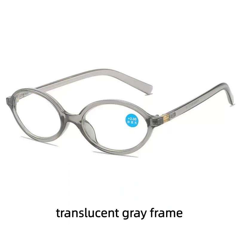 European and American fashionable men s and women s multi focus anti blue light reading glasses, anti eye fatigue reading glasse +100