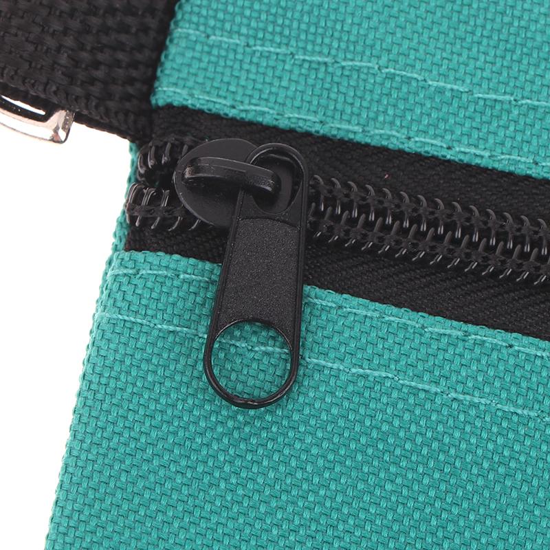 Golf Ball Carrier Bag With Metal Lobster Buckle Portable Golf Tee Holder Container Case Golf Ball Zipper Golf Ball Waist Pouch