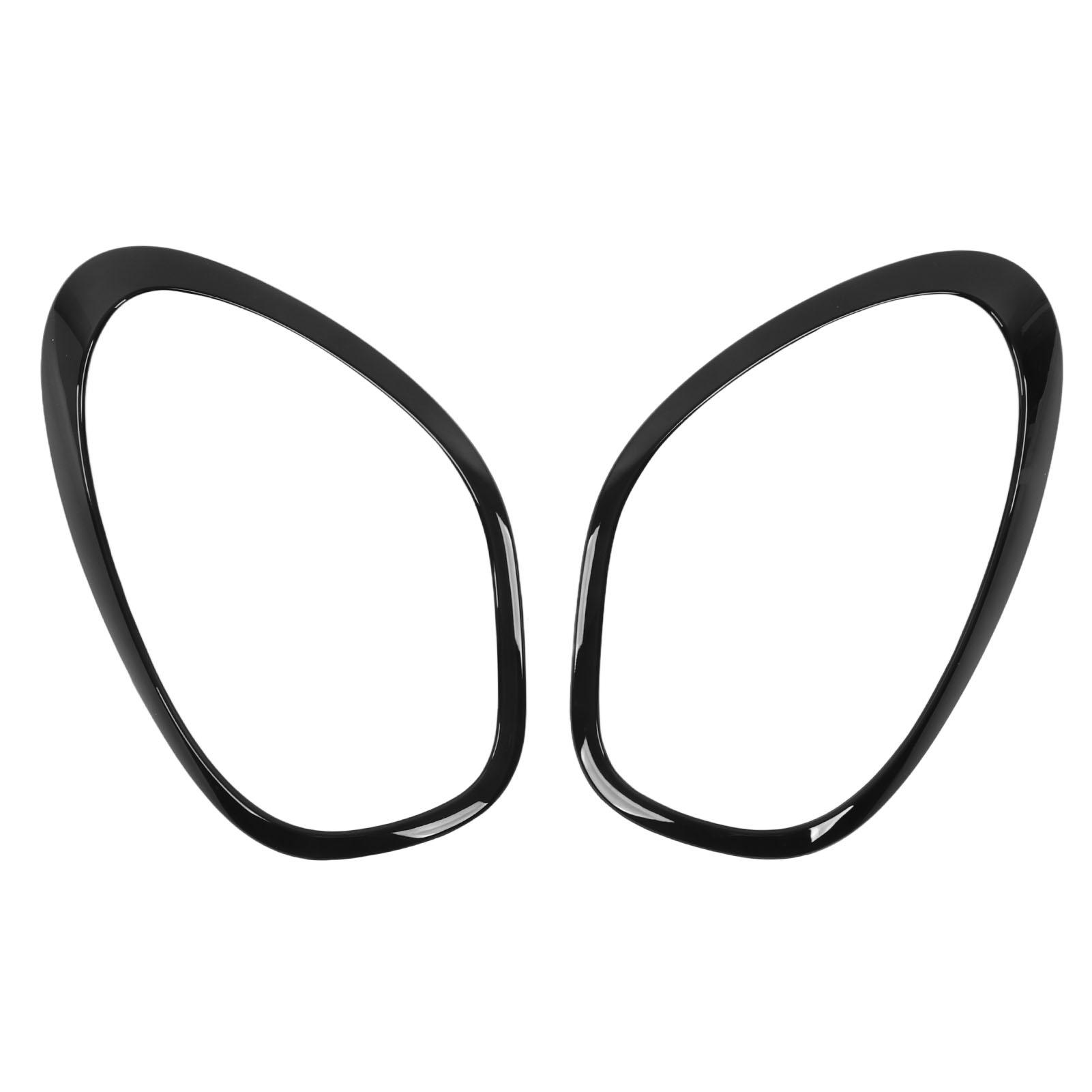 

Рамка передней фары 2 шт. Крышка передней фары 51139801573 Замена для R60 Countryman Глянцевый черный