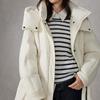 ELLE French Basic High-Down Casual Loose Versatile Long Sleeve Hooded Warm Puffer Jacket Women Outerwear EY52950