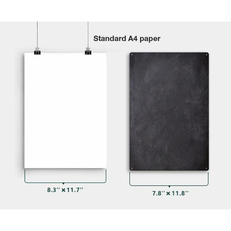 DIY Blank Base Plate Vintage Tin Signs Plaque Metal Wall Art Decor Plate for Home Bar Pub Coffee Shop