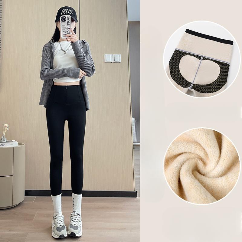 Весна Лето Новые Леггинсы Shark Женские Молнии Утягивающие Высокая Талия Фитнес Спорт — фото 11