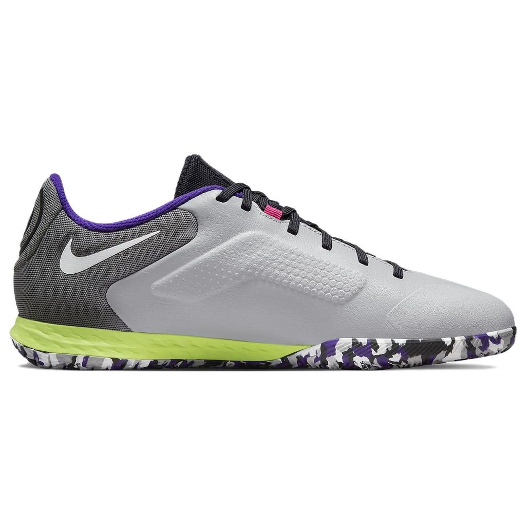 Nike React Tiempo Legend 9 Pro IC Indoor Soccer Shoes Unisex Soccer Shoes Gray Purple DA1183-017