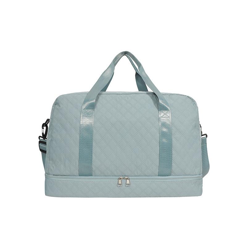 Rhombus Travel Bag Duffel Bag Short-distance Maternity Accommodation Fitness Swimming Storage Bag Portable Independent Shoe Space Bag