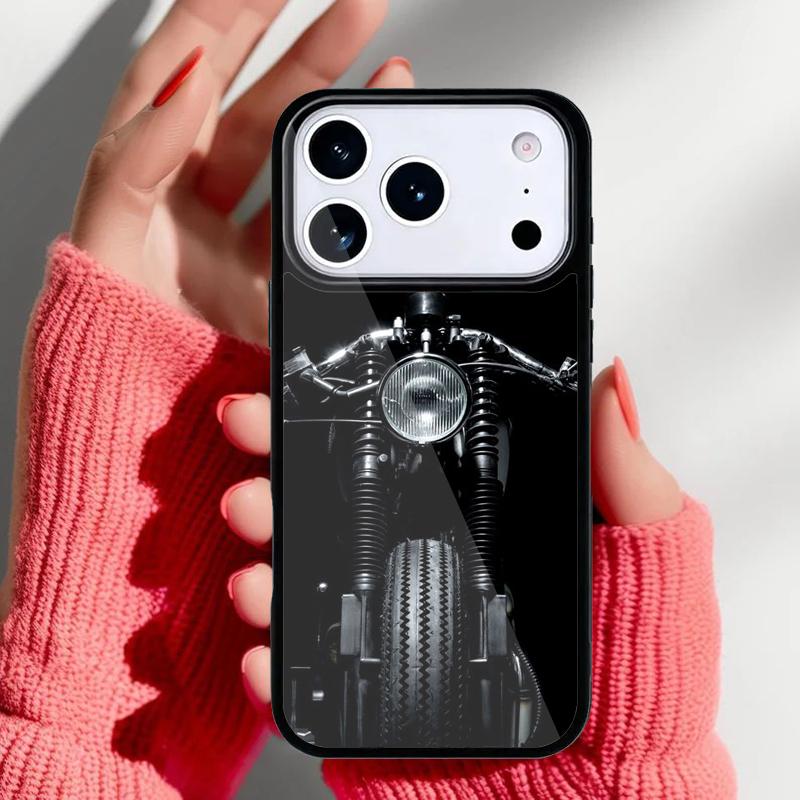 Best Latest Cool motorcycle Phone Case for iPhone 17 16 15 14 13 Pro Max Back Cover for 12 11 Pro Coque