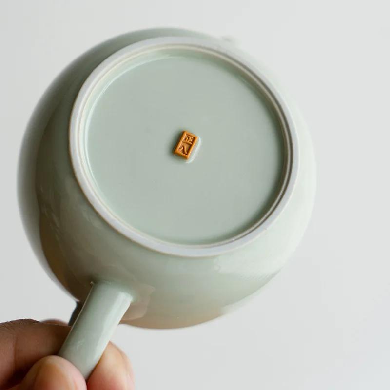 Duże Usta Piosenka Porcelanowy Czajniczek Chiński Ceramiczny Czajniczek Zielony Czajniczek Zestaw do Ceremonii Herbacianej Mleczna Oolong Herbata Rodzaj Naczynia do Herbaty