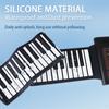 Taşınabilir El Yapımı Trompet Piyano 61 Tuşlu Katlanabilir Piyano Başlangıç Seviyesi Dostu Müzik Öğretimi Doğum Günü Hediyesi