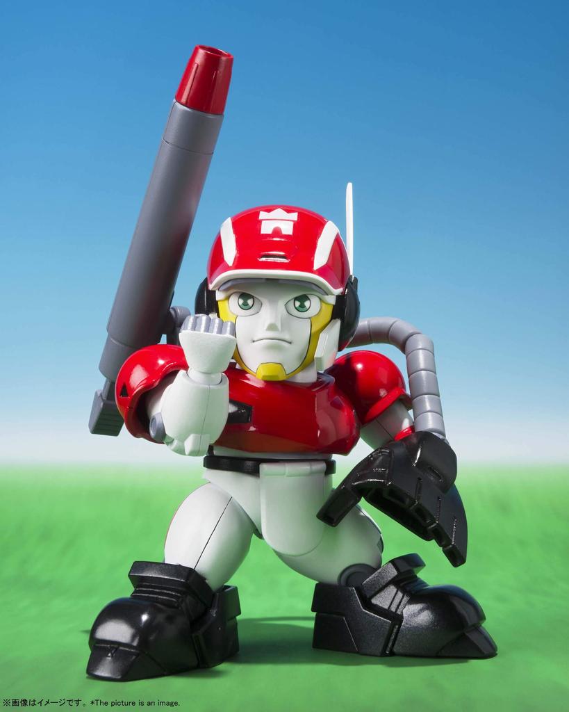 TAMASHII NATIONS Chogokin Iron Leaguer Magnum Ace 80mm ABS PVC Painted Movable Figure Gale! Approx. Die-cast & &