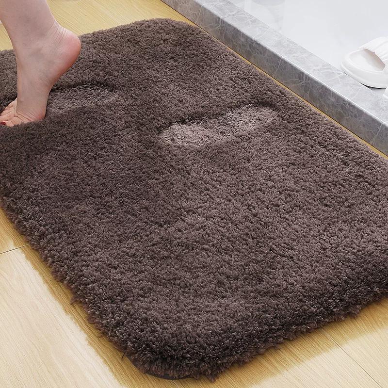 Bathroom Non-Slip Floor Mat, Bathroom Absorbent Mat, Toilet Non-Slip Carpet, Bathroom Foot Mat, Bathroom-Specific Floor Mat
