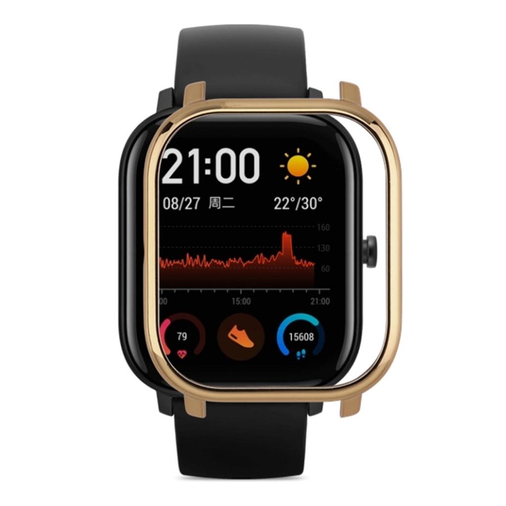Electroplate PC Case Cover Frame Protector for   Amazfit GTS Watch