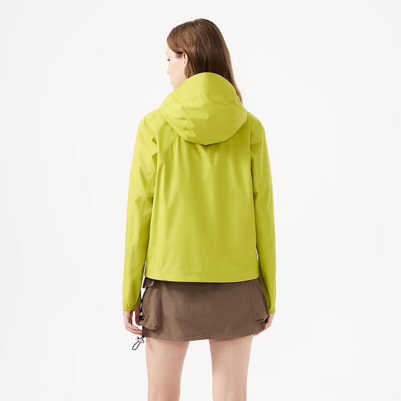 Tamboer Women's Hooded Short Outdoor Protective Jacket TB5162752A