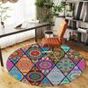 1pc Mandala Colorful Round Chair Mat Area Rug - Non-Slip, Floor Mat for Office, Bedroom, and Indoor Decor C1118195