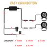 Motorrad Scheinwerfer Nebelscheinwerfer für LED Spotlight 3000k/4500k/6000k 120W 6000K für ATV LKW Dirt Bike SUV UTV