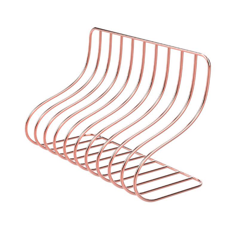 

Металлический органайзер для файлов розового золота