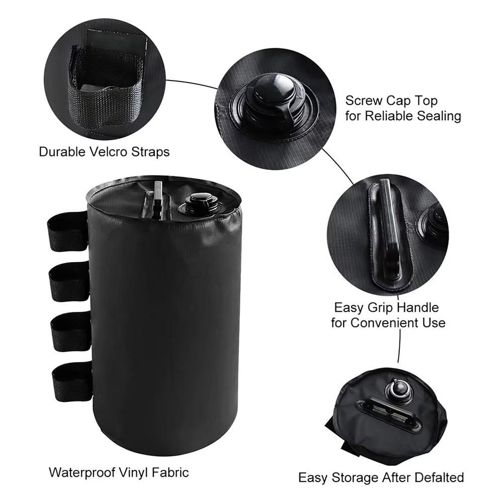 10/20L Canopy Weights Portable Windproof Waterbag Camping Tent Sand Bag  Camping Outdoor Activities