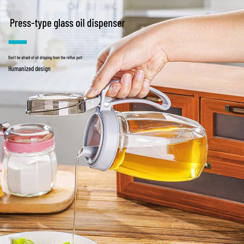 ZISIZ Glass Kitchen Seasoning Jar