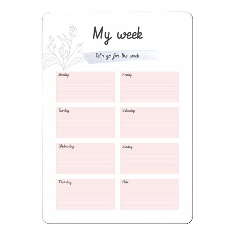 Magnetic A4 Refrigerator Message Sticker Flexible Fridge Drawing White Board Message Memo Reminder Planner