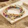 1 Piece Bohemian Style Beaded Ankle Chain Vacation Starfish Shaped Pendant Ankle Chain